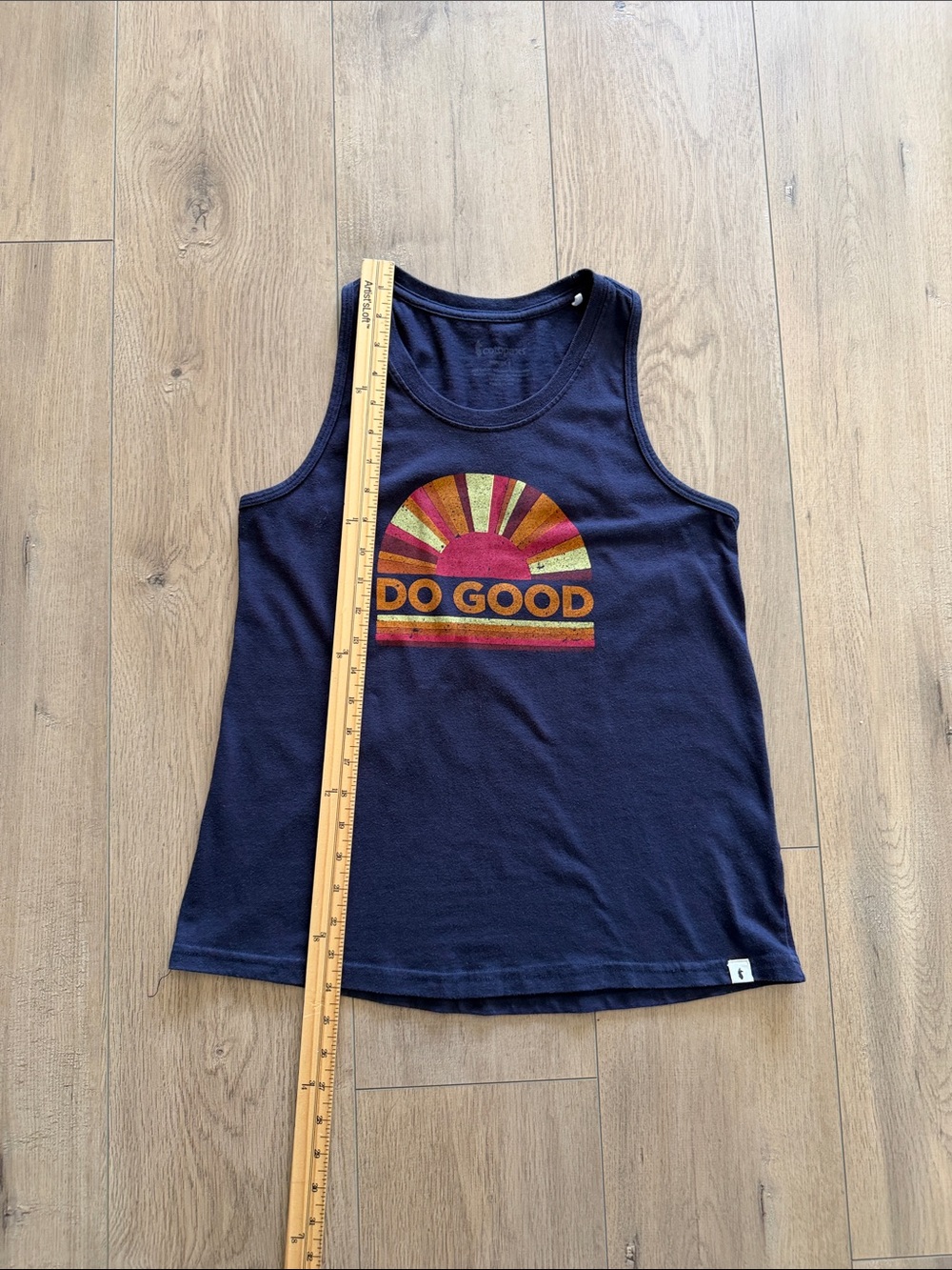 Cotopaxi Women's Do Good Graphic Tank Top Size S Navy - Picture 7 of 8